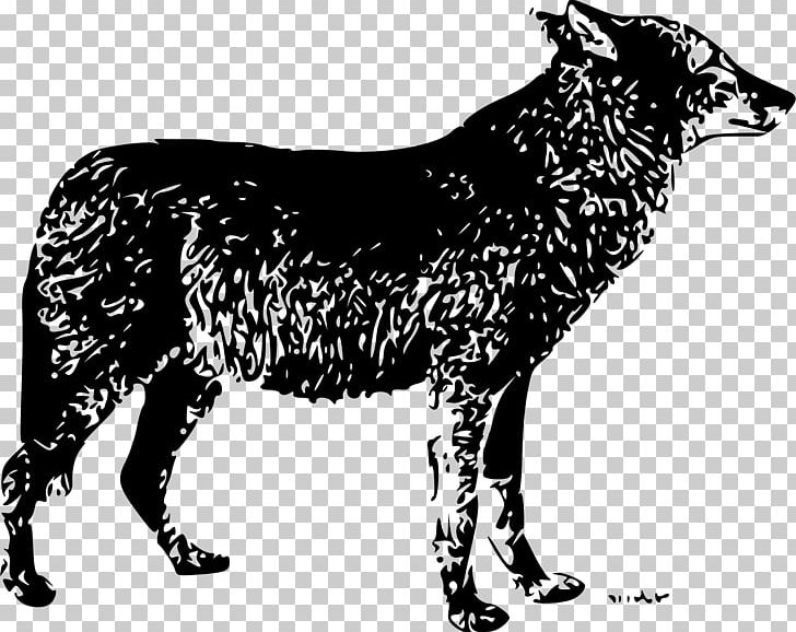 Gray Wolf Drawing Lone Wolf PNG, Clipart, Animals, Black And White, Black Wolf, Carnivoran, Cattle Like Mammal Free PNG Download
