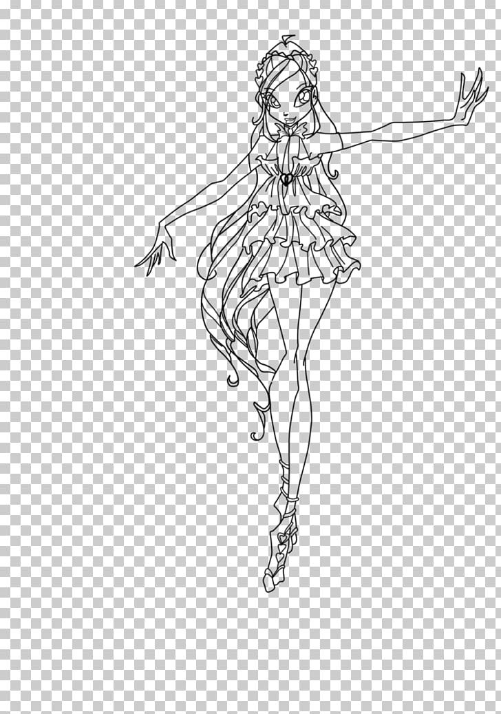 Bloom Aisha Stella Winx Club: Believix In You Coloring Book PNG, Clipart, Arm, Art, Artwork, Black And White, Bloom Free PNG Download