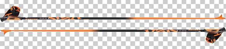 Ski Poles Ranged Weapon PNG, Clipart, Line, Orange, Ranged Weapon, Ski, Ski Pole Free PNG Download