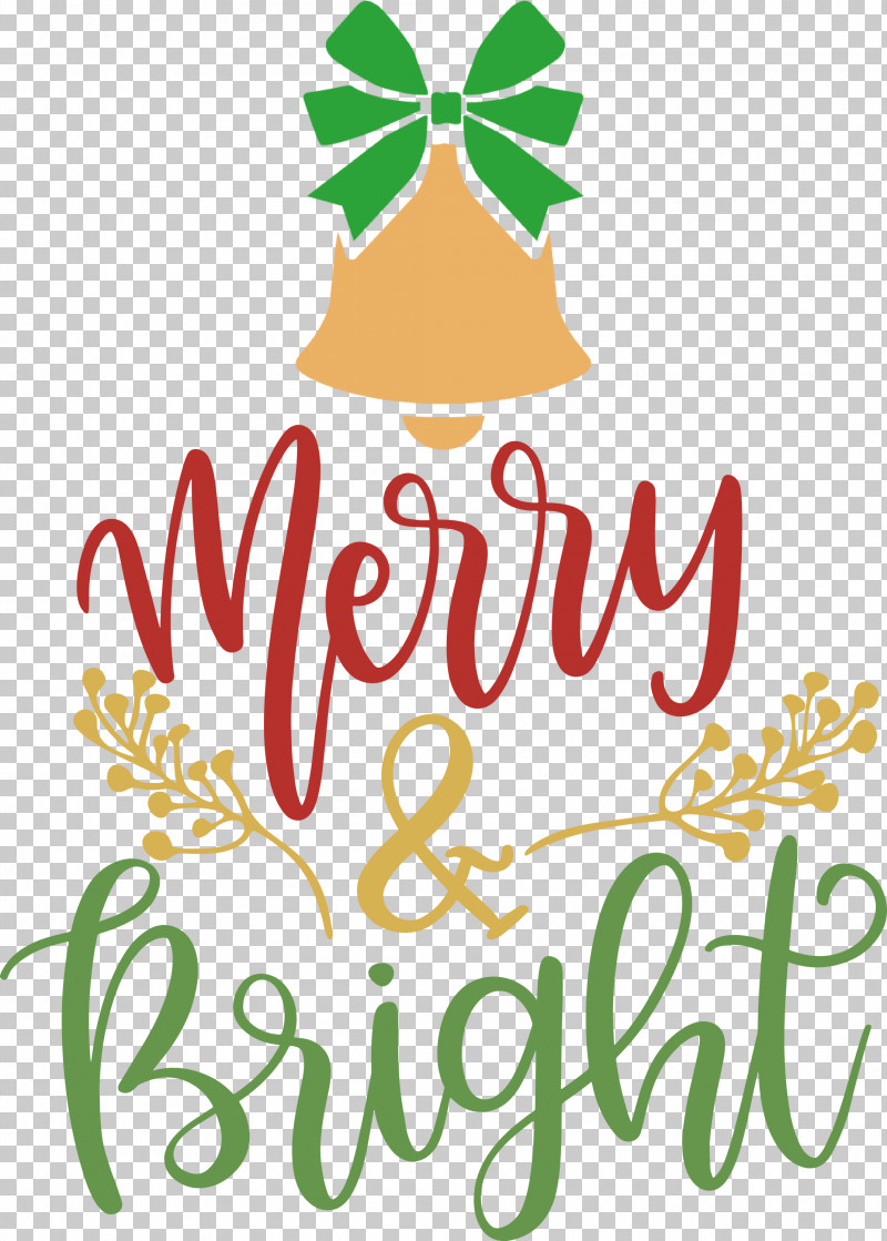 Merry And Bright PNG, Clipart, Flower, Fruit, Leaf, Line, Logo Free PNG Download