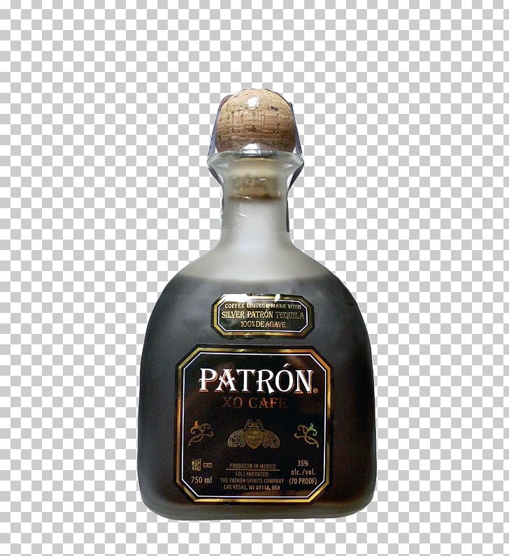 Patrón Patron Silver Tequila Liqueur Coffee Liquor PNG, Clipart, Alcoholic Beverage, Barware, Bottle, Coffee, Cozumel Free PNG Download