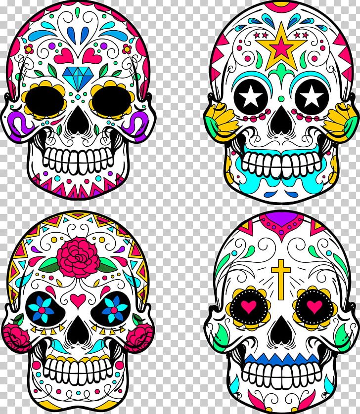Calavera Skull PNG, Clipart, Bone, Calaveras Skull, Color, Color Pencil, Color Smoke Free PNG Download