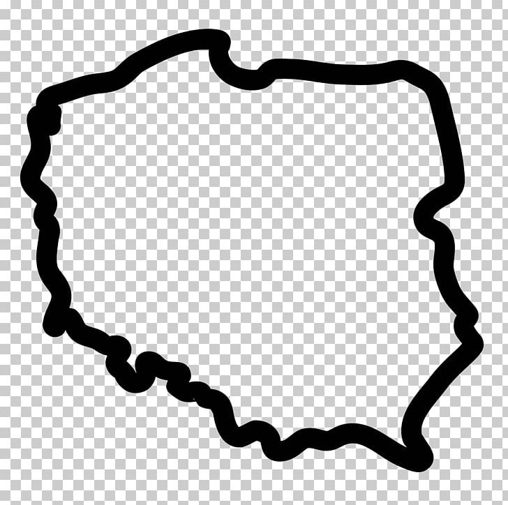 Poland Map Computer Icons PNG, Clipart, Area, Atlas, Black, Black And White, Body Jewelry Free PNG Download