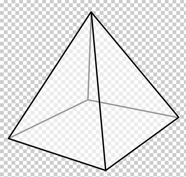 Square Pyramid Hexagonal Pyramid Triangle PNG, Clipart, Angle, Apex, Area, B 5, Black And White Free PNG Download