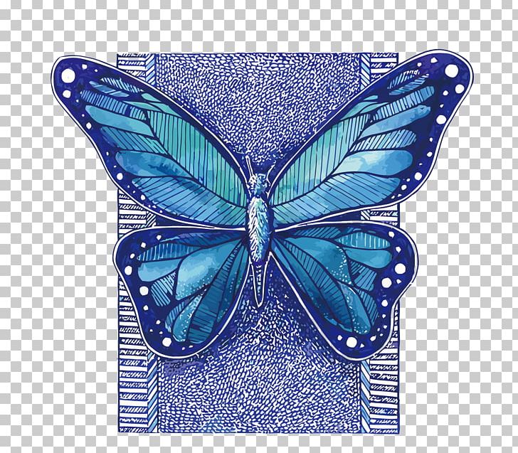 Watercolor Painting Drawing Painter Illustration PNG, Clipart, Art, Blue, Brush Footed Butterfly, Butterflies, Butterfly Group Free PNG Download