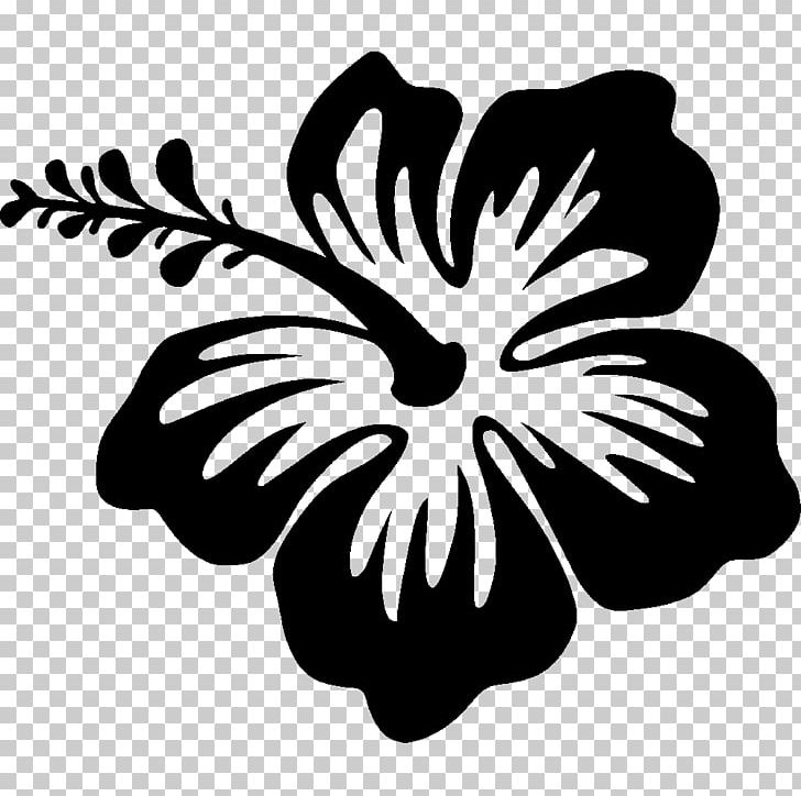 Silhouette Drawing Hibiscus PNG, Clipart, Animals, Art, Black And White, Drawing, Flora Free PNG Download