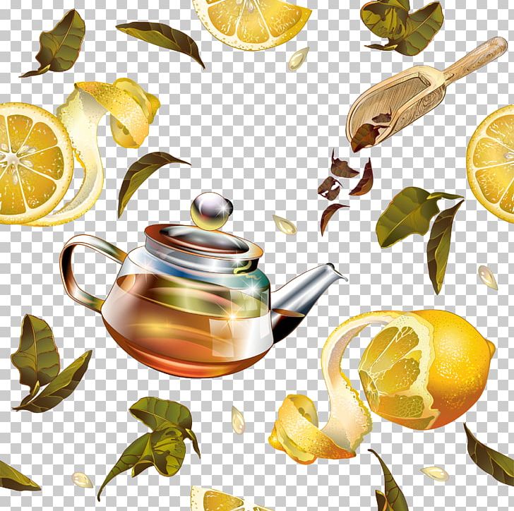 Green Tea Teapot Packaging And Labeling PNG, Clipart, Black Tea, Border, Border Texture, Citrus, Dead Free PNG Download