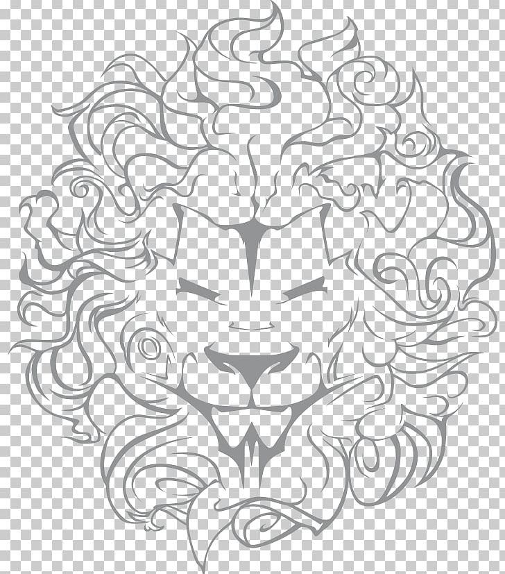 Lion Clothing Photography Visual Arts PNG, Clipart, Art, Artwork, Black, Black And White, Circle Free PNG Download