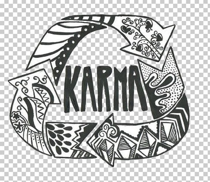 Karma Drawing Independent Music Sketch PNG, Clipart, Art, Black And White, Brand, Doodle, Drawing Free PNG Download