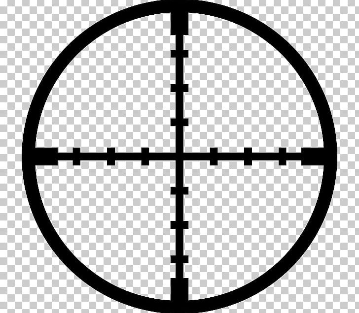 Reticle Telescopic Sight Computer Icons PNG, Clipart, Angle, Black And White, Circle, Computer Icons, Download Free PNG Download