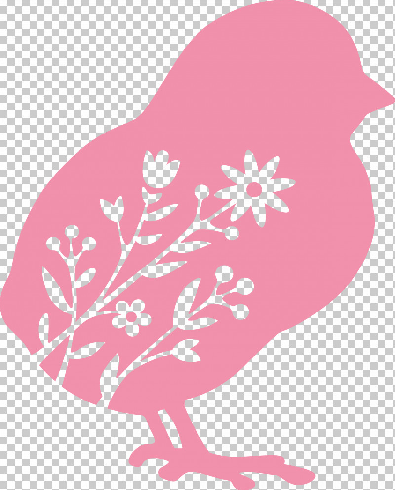 Floral Chick Easter Day PNG, Clipart, Easter Day, Floral Chick, Pink, Plant Free PNG Download