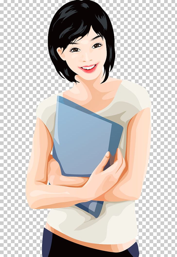 Cartoon PNG, Clipart, Animaatio, Arm, Beauty, Black Hair, Brown Hair Free PNG Download