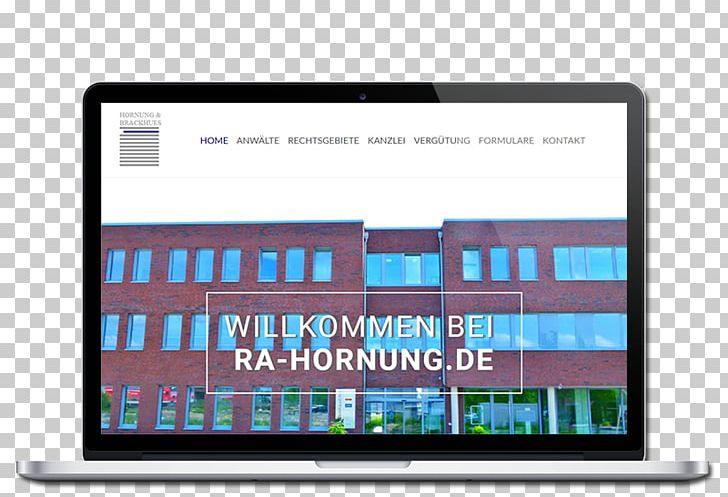 Rechtsanwaltskanzlei Hornung & Brackhues Computer Monitors Responsive Web Design Text Referenzen PNG, Clipart, Brand, Communication, Computer Monitor, Computer Monitors, Display Advertising Free PNG Download