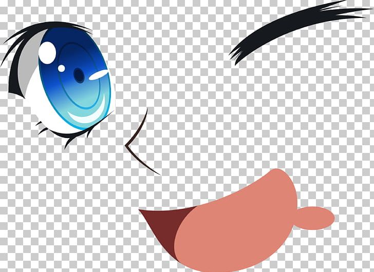 Eye Facial Expression Mouth Smile Face PNG, Clipart, Anime, Art, Artwork,  Blue, Cartoon Free PNG Download