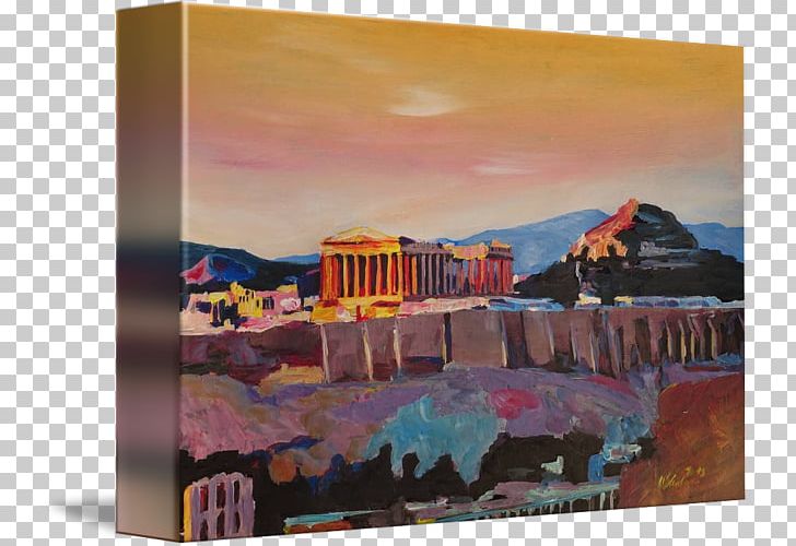Painting Parthenon Acrylic Paint Canvas Print PNG, Clipart, Abstract Art, Acropolis Of Athens, Acrylic Paint, Art, Artwork Free PNG Download