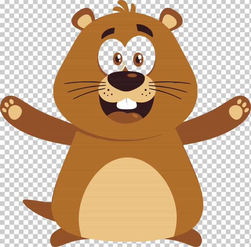 Groundhog Day Happy Groundhog Day Groundhog PNG, Clipart, Animation, Beaver, Brown Bear, Cartoon, Groundhog Free PNG Download