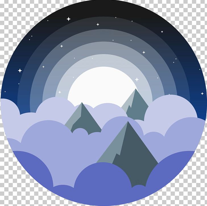 Blue Night Sky PNG, Clipart, Blue, Circle, Cloud, Computer Icons, Encapsulated Postscript Free PNG Download