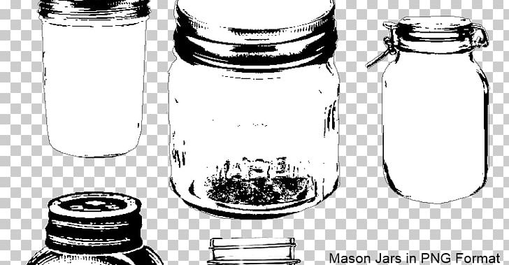 Mason Jar Paper Label Glass PNG, Clipart, Ball Corporation, Black And White, Bottle, Cookware And Bakeware, Drinkware Free PNG Download