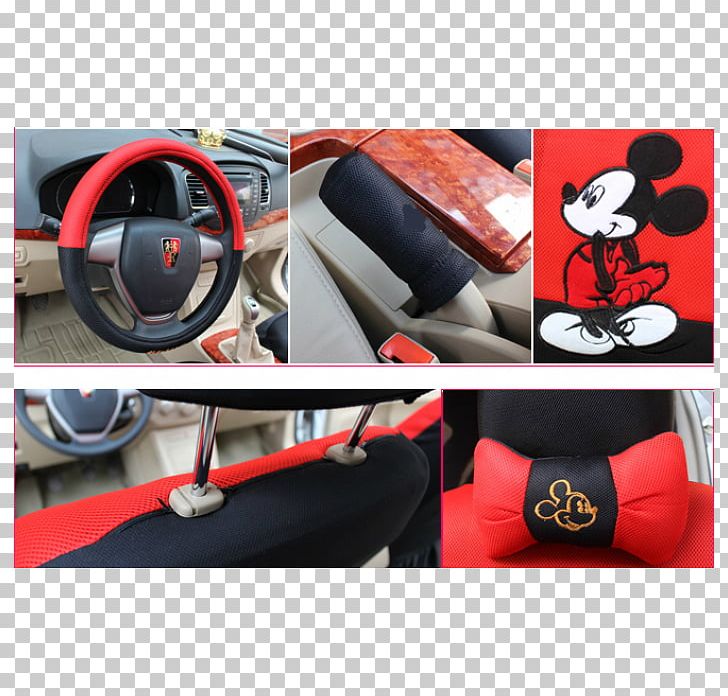 Car Seat Mickey Mouse Minnie Motor Vehicle Steering