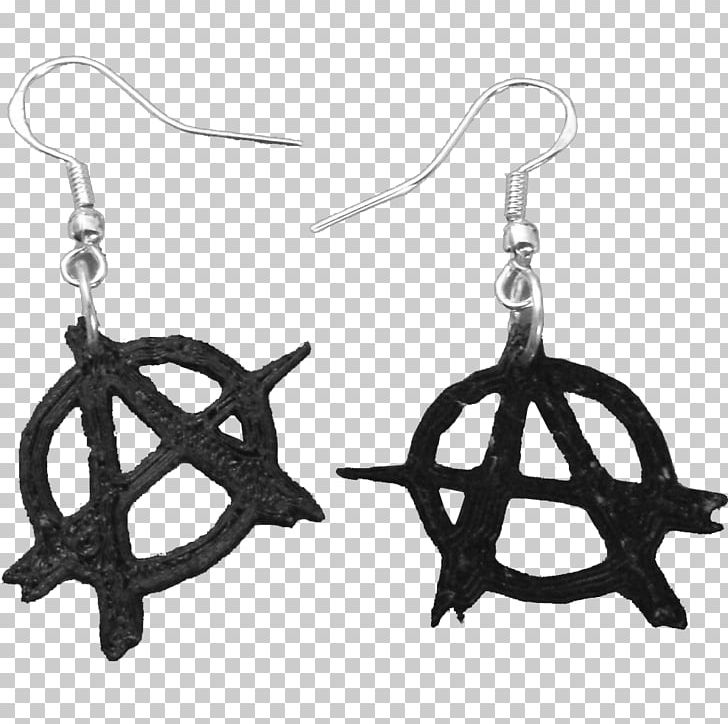 Earring Anarchism And Other Essays Jewellery Silver PNG, Clipart, Anarchism, Anarchism And Other Essays, Anarchy, Black And White, Body Jewellery Free PNG Download