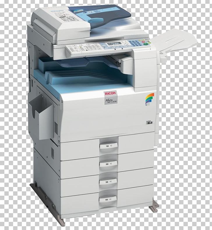 Photocopier Multi-function Printer Ricoh Printing PNG, Clipart, Color Printing, Copying, Document, Electronics, Fax Free PNG Download