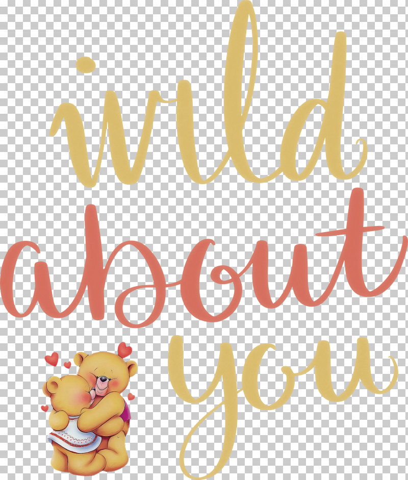 Wild About You Valentines Day Valentine PNG, Clipart, Biology, Cartoon, Fruit, Happiness, Logo Free PNG Download