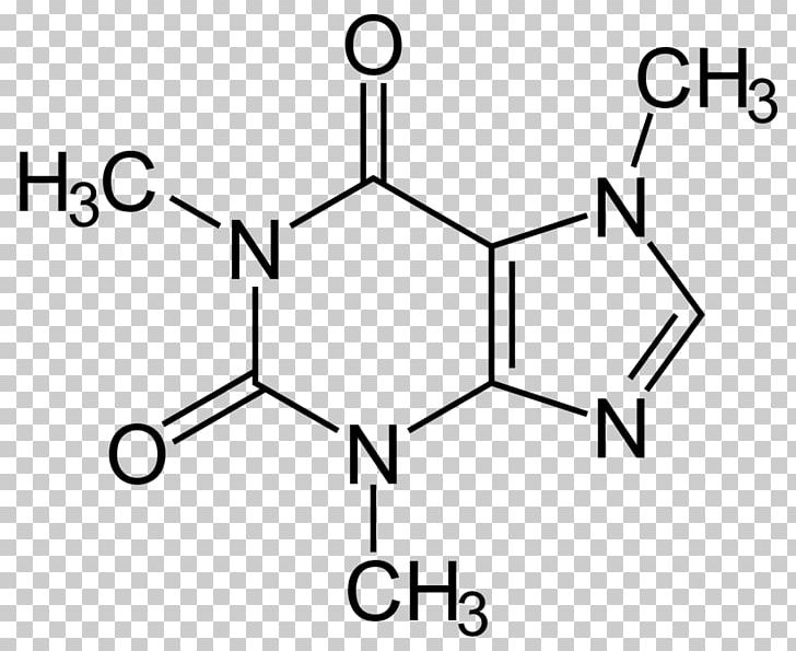 Caffeinated Drink Coffee Latte Caffeine Structure PNG, Clipart, Angle, Area, Black And White, Caffeinated Drink, Caffeine Free PNG Download