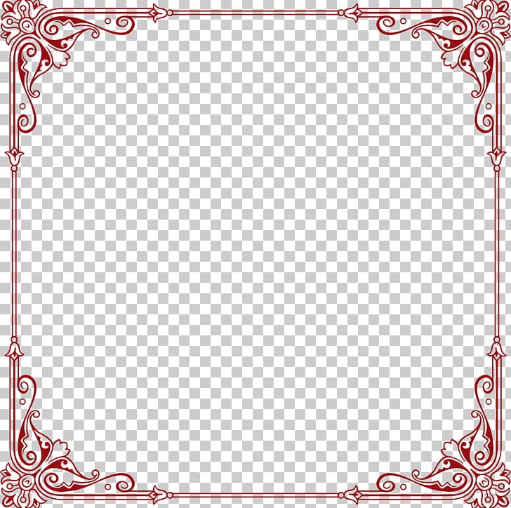 Red Border PNG, Clipart, Area, Border, Chinese Flower Frame, Flower Box, Frame Free PNG Download