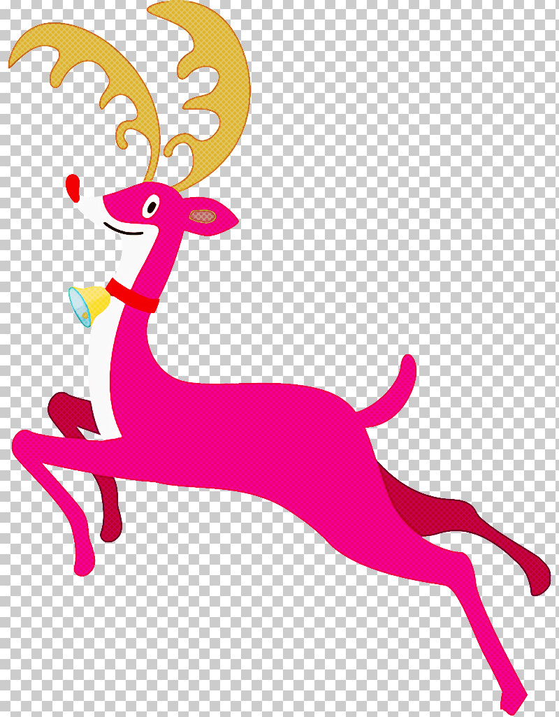 Reindeer Christmas Reindeer Christmas PNG, Clipart, Animal Figure, Christmas, Christmas Reindeer, Deer, Magenta Free PNG Download