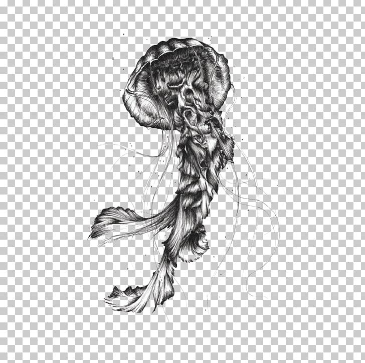 Jellyfish Abziehtattoo Henna T-shirt PNG, Clipart, Arm, Art, Artwork, Black And White, Clothing Free PNG Download