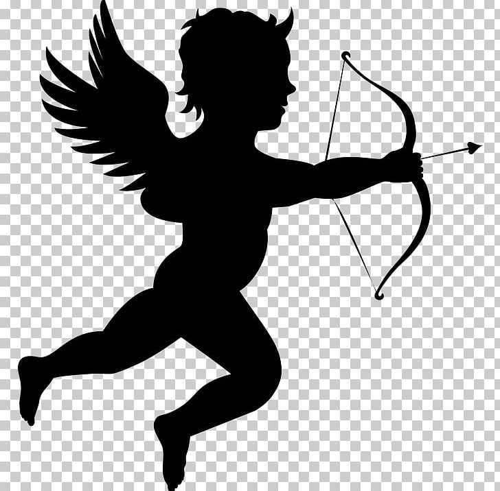Cherub Cupid PNG, Clipart, Arm, Black And White, Bow And Arrow, Cherub, Cupid Free PNG Download