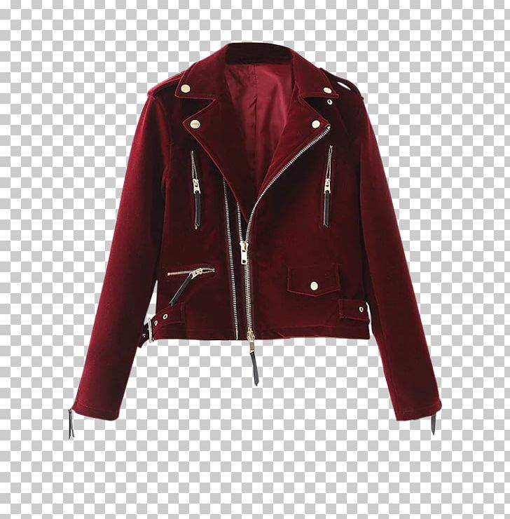 Leather Jacket Coat Velvet Flight Jacket PNG, Clipart, Blazer, Burgundy, Clothing, Coat, Collar Free PNG Download