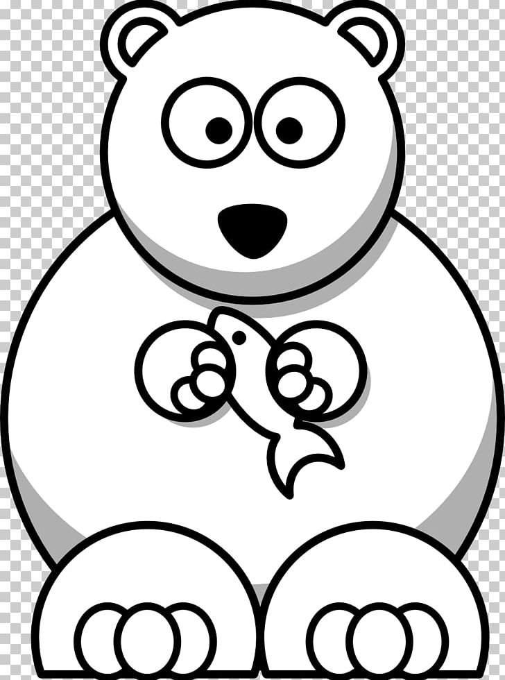 Baby Polar Bear Cartoon PNG, Clipart, Area, Art, Baby Polar Bear, Bear, Black And White Free PNG Download