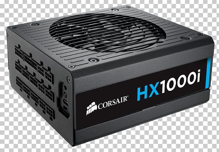 Corsair HX1000i 1000W ATX Black Power Supply Unit Adapter/Cable 80 Plus Corsair Components PNG, Clipart, 80 Plus, Electronic Device, Electronic Instrument, Electronics, Electronics Accessory Free PNG Download