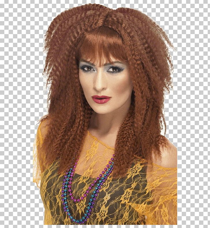 1980s Wig Costume Fashion Ponytail PNG, Clipart, 1980s, Bangs, Brown Hair, Clothing, Clothing Accessories Free PNG Download