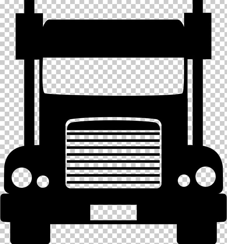 Car Pickup Truck Semi-trailer Truck PNG, Clipart, Automotive Exterior, Black, Black And White, Car, Computer Icons Free PNG Download