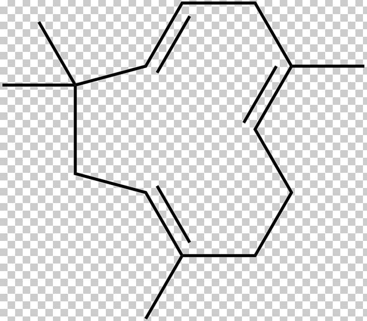 Humulene Sesquiterpene Caryophyllene Hydrocarbon PNG, Clipart, Angle, Black, Black And White, Caryophyllene, Chemistry Free PNG Download