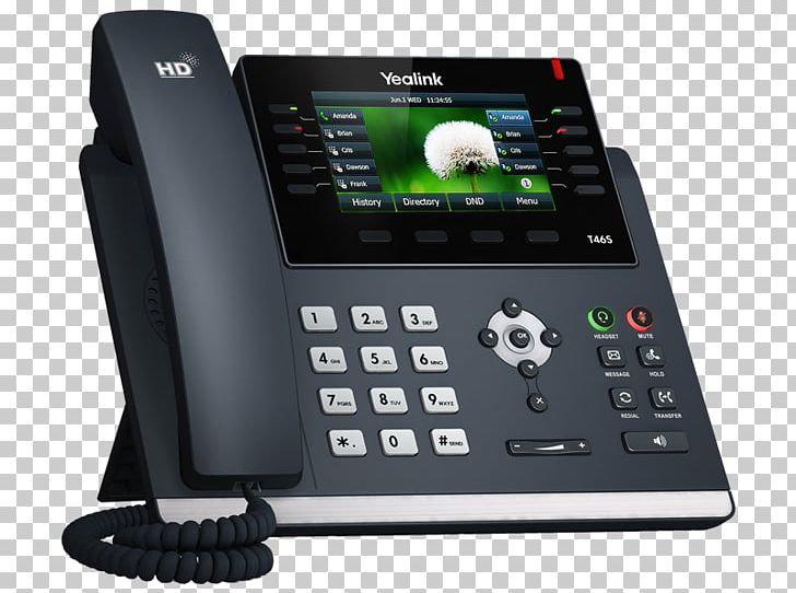 VoIP Phone Session Initiation Protocol Yealink SIP-T23G Yealink SIP-T46G Yealink SIP-T46S PNG, Clipart, Codec, Communication, Corded Phone, Electronics, Others Free PNG Download