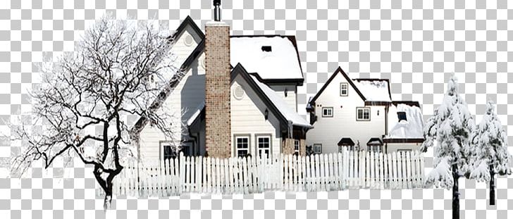 Winter House Snow PNG, Clipart, Architecture, Black And White, Building, Christmas Tree, Download Free PNG Download