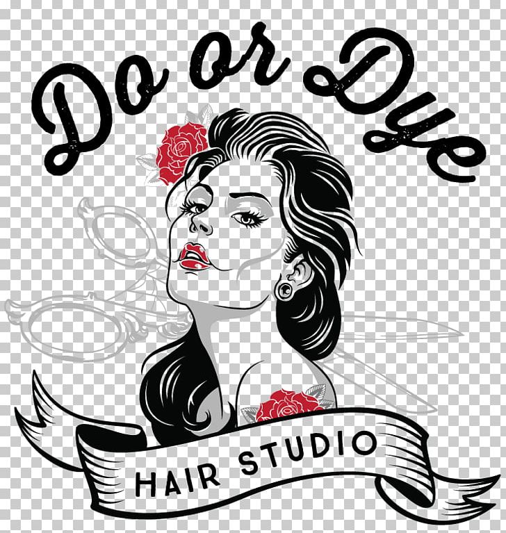 Do Or Dye Hair Studio Beauty Parlour Waxing Day Spa PNG, Clipart, Art, Artwork, Beauty, Black And White, Brand Free PNG Download
