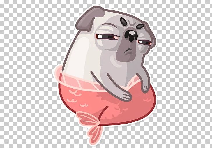 Pug Telegram Sticker Наклейка Water PNG, Clipart, Carnivoran, Dog, Dog Like Mammal, Facebook Messenger, Instant Messaging Free PNG Download