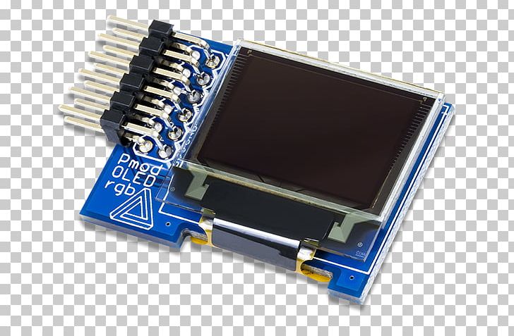Microcontroller Pmod Interface Electronics OLED Seven-segment Display PNG, Clipart, Bit, Circuit Component, Color, Color Depth, Computer Monitors Free PNG Download
