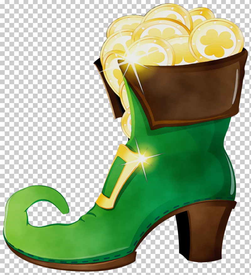 Footwear Green High Heels Yellow Boot PNG, Clipart,  Free PNG Download