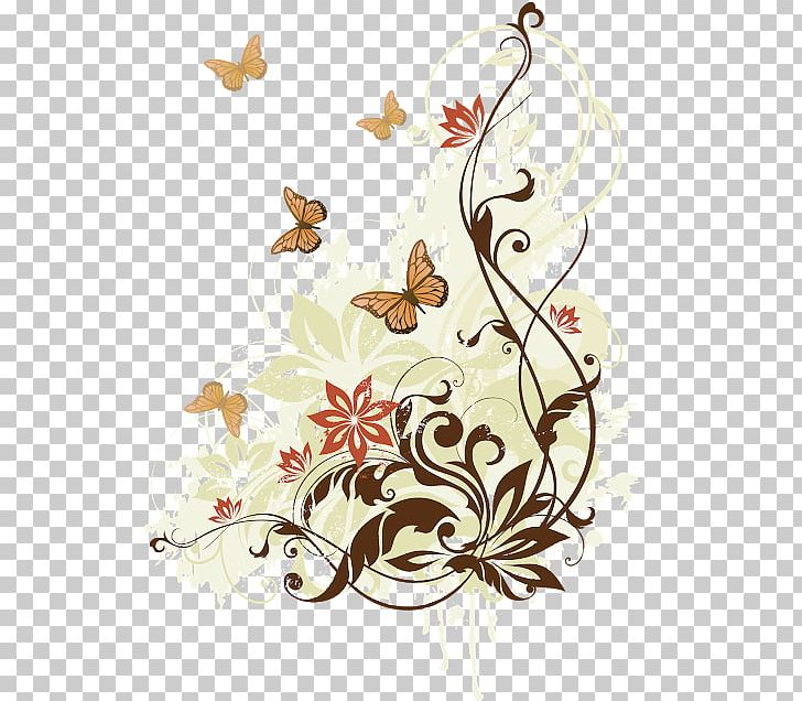 Monarch Butterfly Vine PNG, Clipart, Art, Branch, Brush Footed Butterfly, Butterfly, Color Free PNG Download