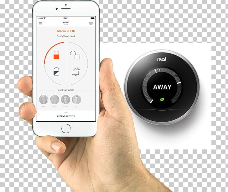 Nest Labs Nest Learning Thermostat Smart Thermostat System PNG, Clipart, Animals, Communication, Electronic Device, Electronics, Gadget Free PNG Download