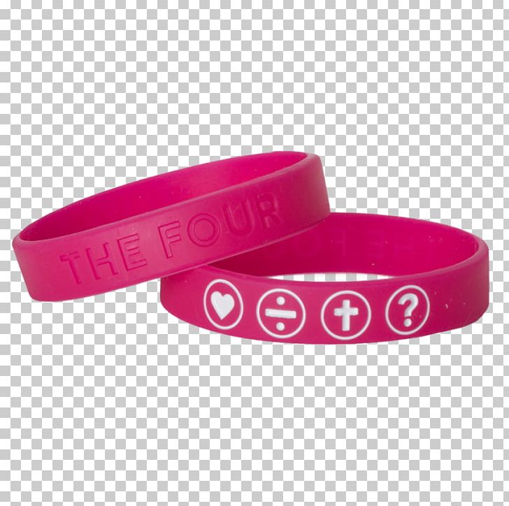 Wristband Pink Bracelet Violet White PNG, Clipart, Black, Blue, Bracelet, Faith, Fashion Accessory Free PNG Download
