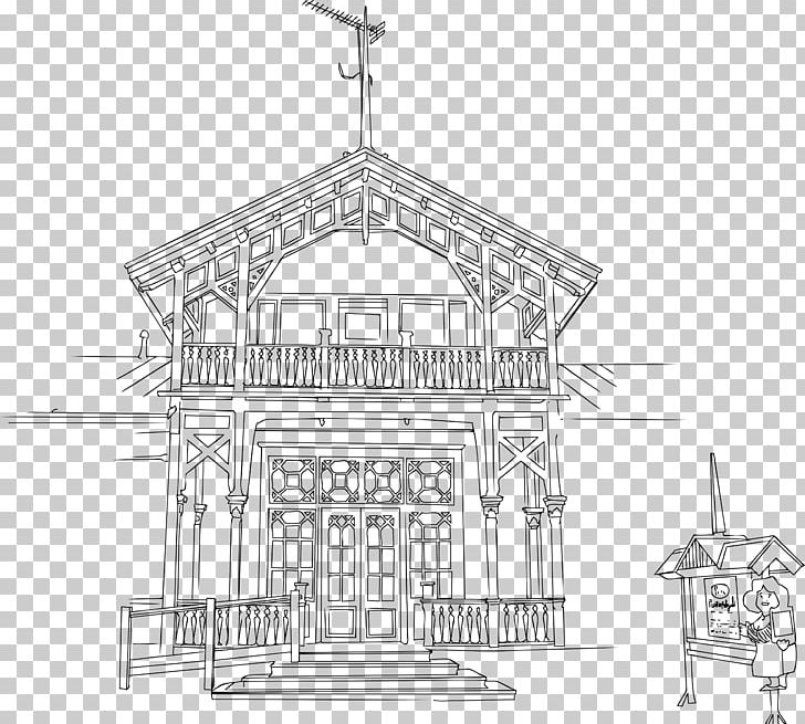 Drawing Restaurant Building PNG, Clipart, Angle, Anskuelsestavle, Arch, Architecture, Black And White Free PNG Download