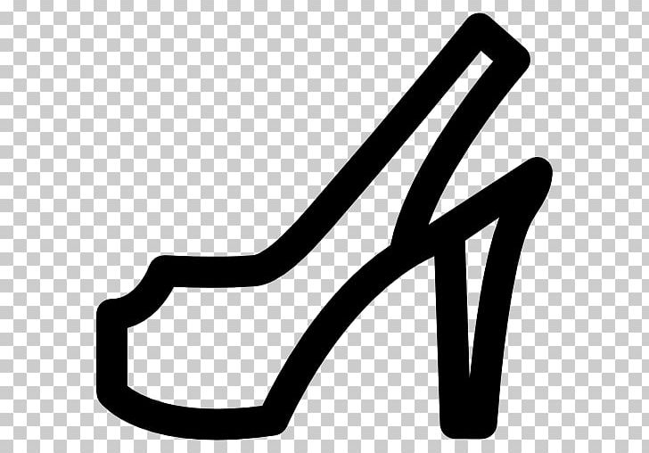 High-heeled Shoe Computer Icons Fashion PNG, Clipart, Accessories, Area, Black, Black And White, Boot Free PNG Download