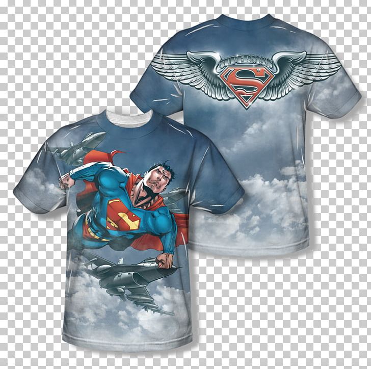 T-shirt Superman Batman Clothing PNG, Clipart, Active Shirt, All Over Print, Batman, Clothing, Comic Book Free PNG Download