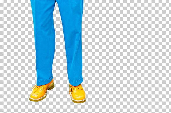 Blue Trousers And Yellow Shoes PNG, Clipart, Clothes, Mens Shoes Free PNG Download
